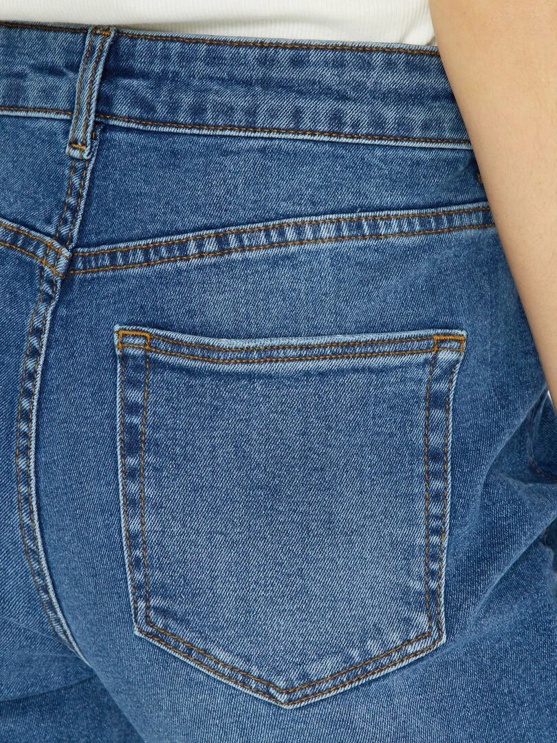Jean mom à taille très haute   L28   Stone