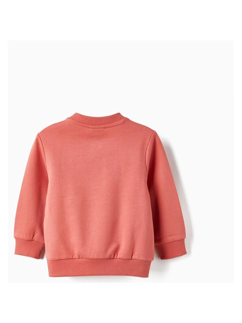 Pull en coton pour bébé garçon 'Mickey & Dingo' MICKEY Orange corail