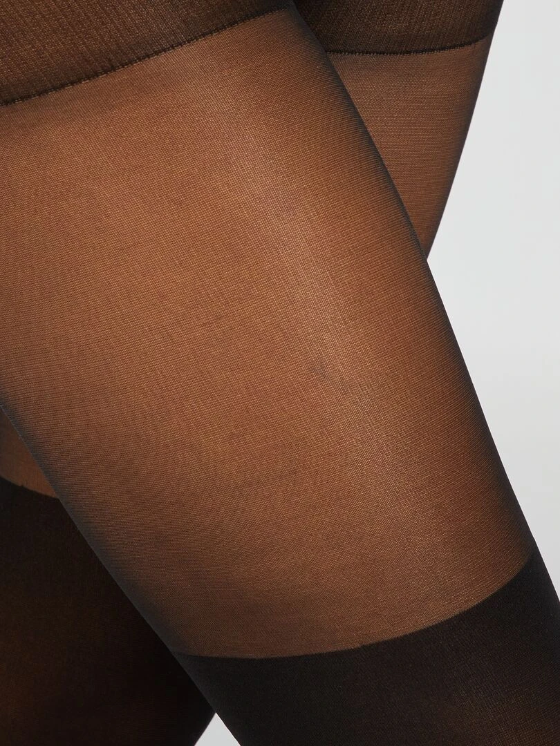 Collants fantaisie 60D   noir