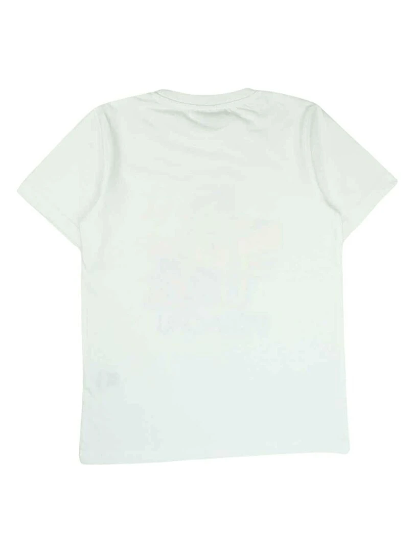Pokemon T shirt garçon imprimé Pokemon en coton Blanc