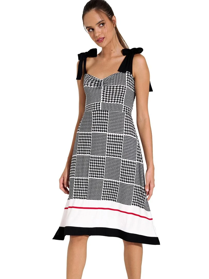 Robe estivale à bretelles Quito Noir