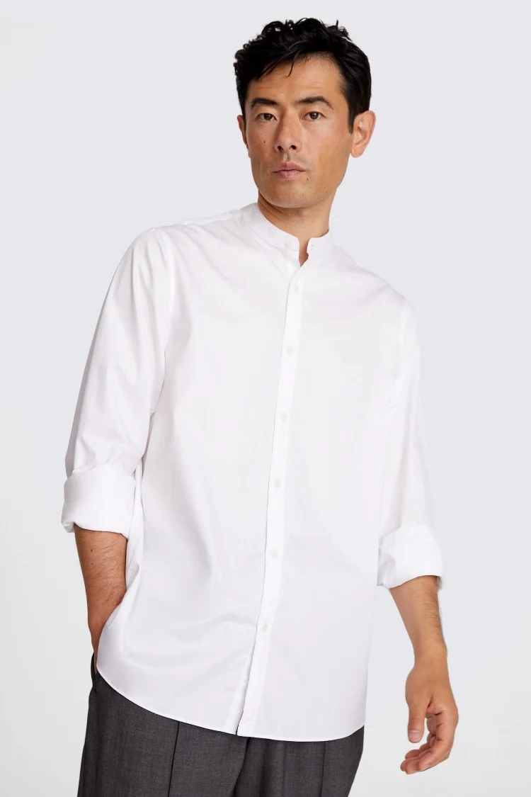 Off White Fine Twill Shirt Buy Online at Moss