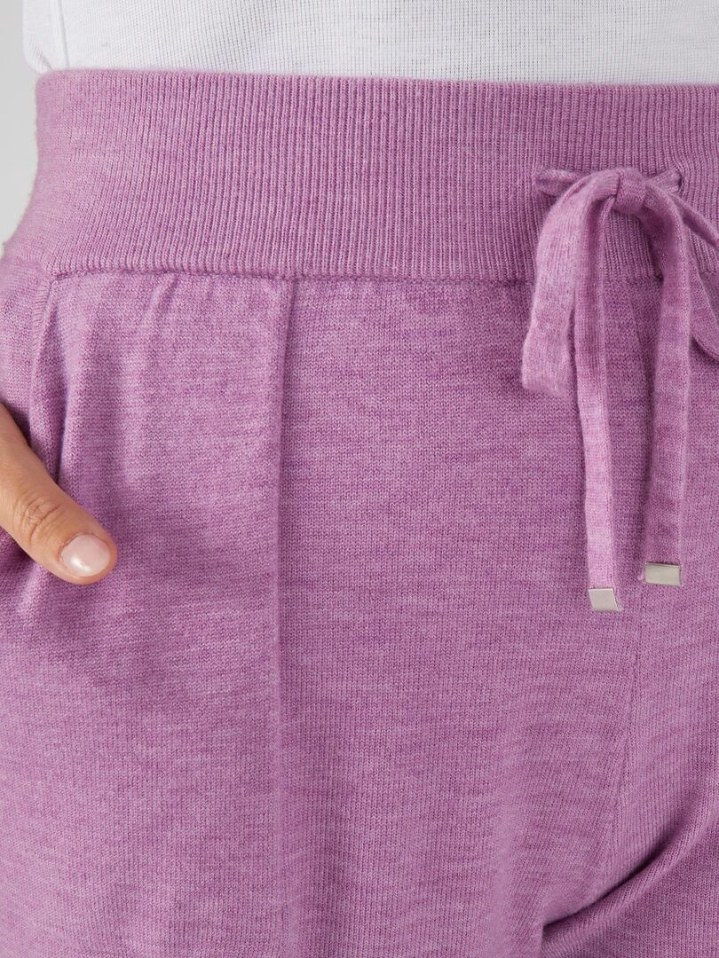 Pantalon en maille forme jogging Thermolactyl Happy D. by Damart Mauve