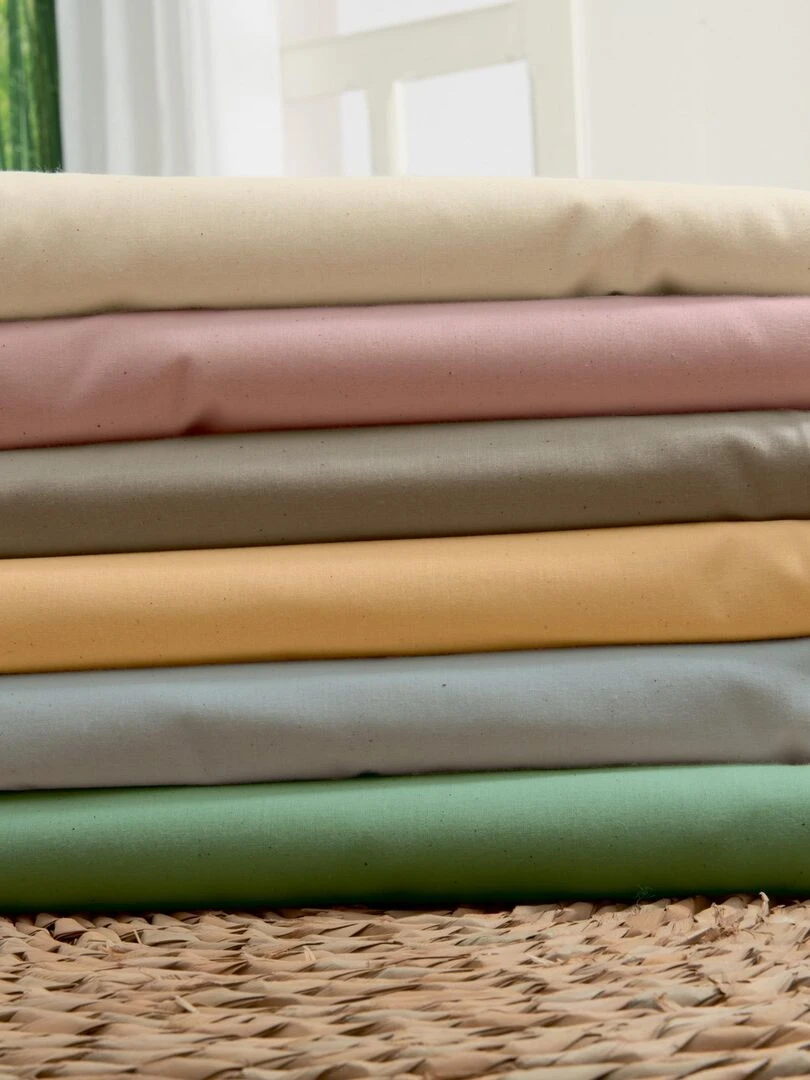 Housse de couette en 100% coton biologique   Vert