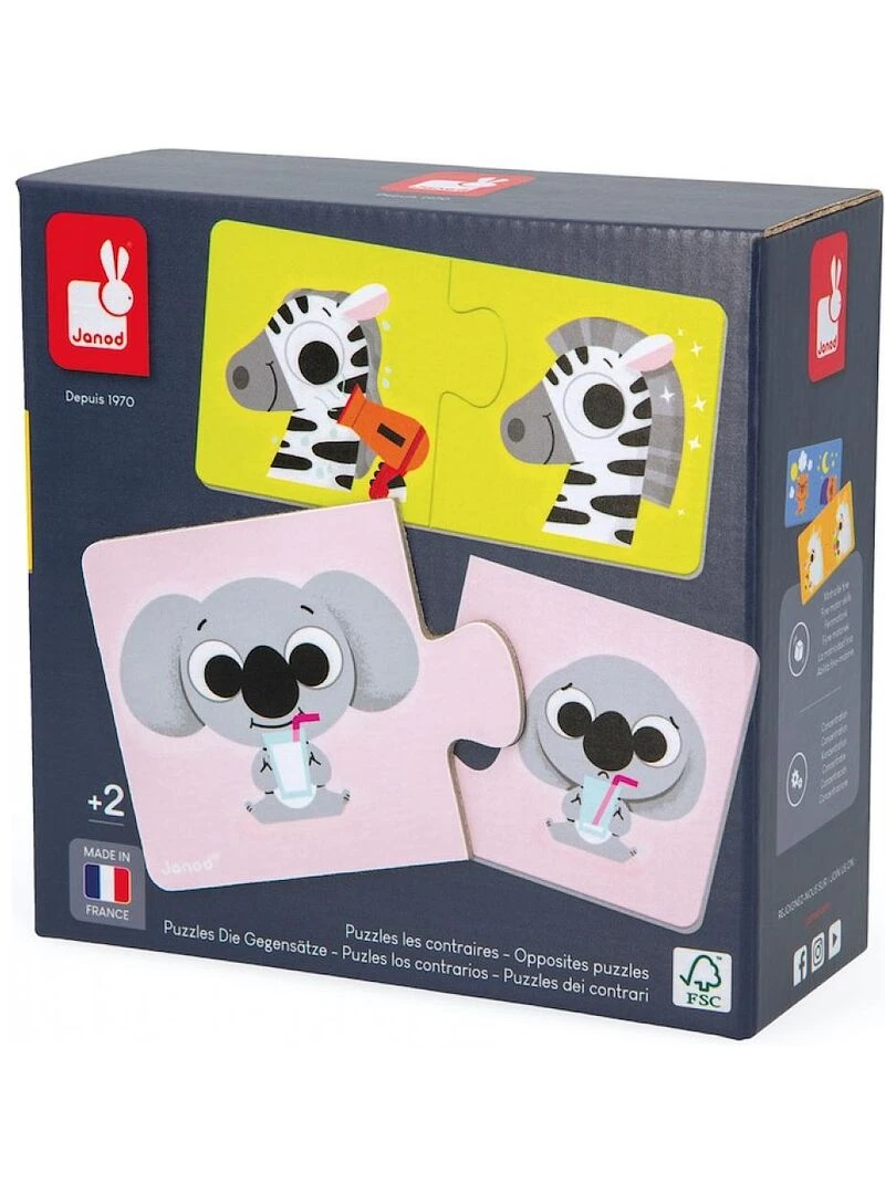 Puzzles 2 pieces Les contraires N/A
