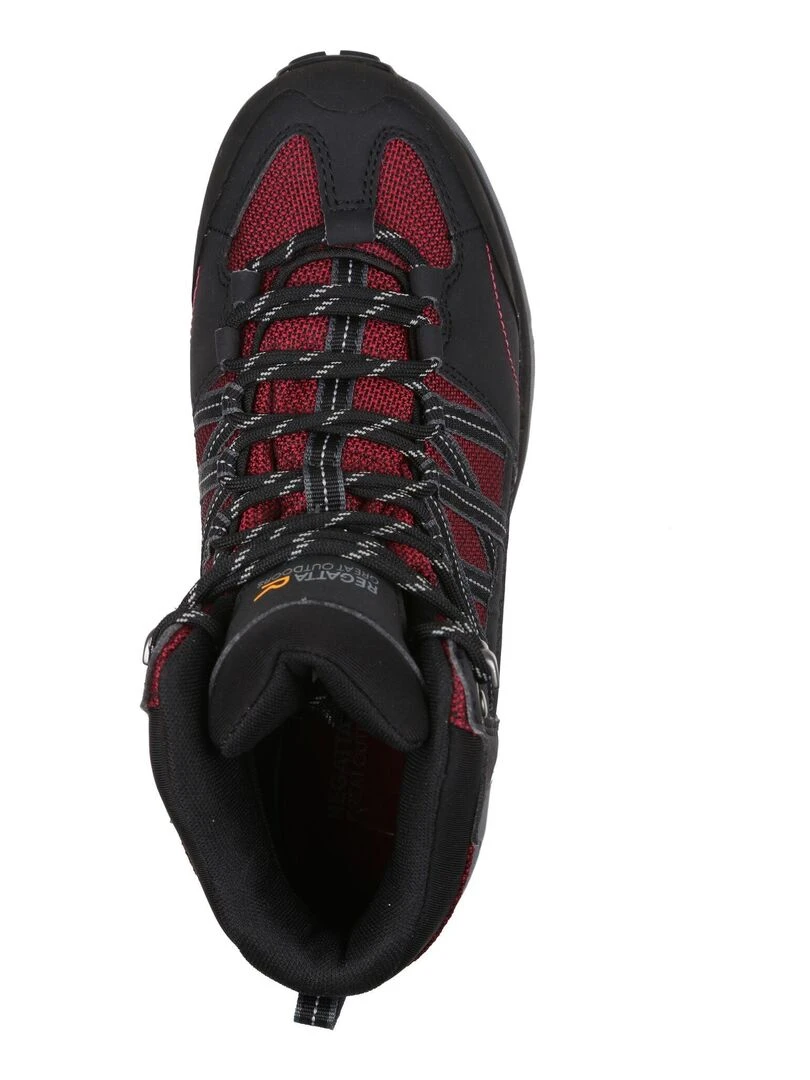 Regatta   Chaussures montantes de randonnée SAMARIS   Rouge foncé