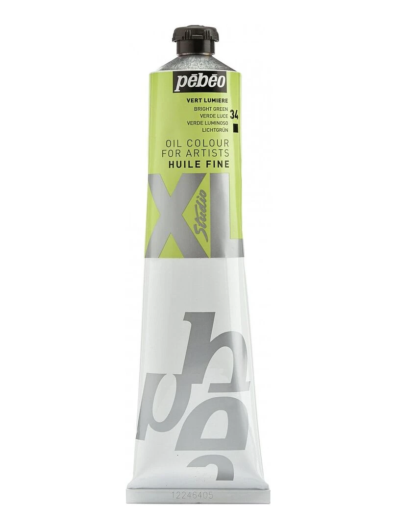 Peinture à l'huile fine XL Studio Vert lumineux 200 ml N/A