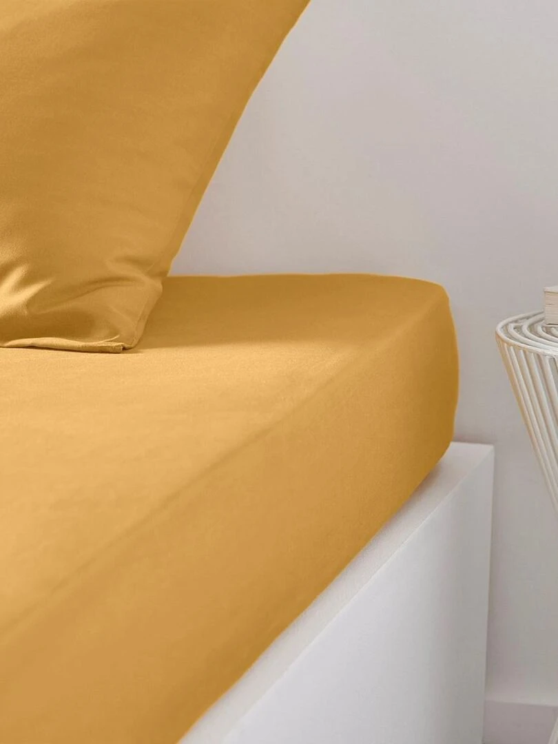 Drap housse 'ESSENTIAL' 'TODAY' Jaune