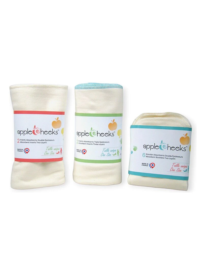 Lot de 2 Inserts   Double épaisseurs   Blanc