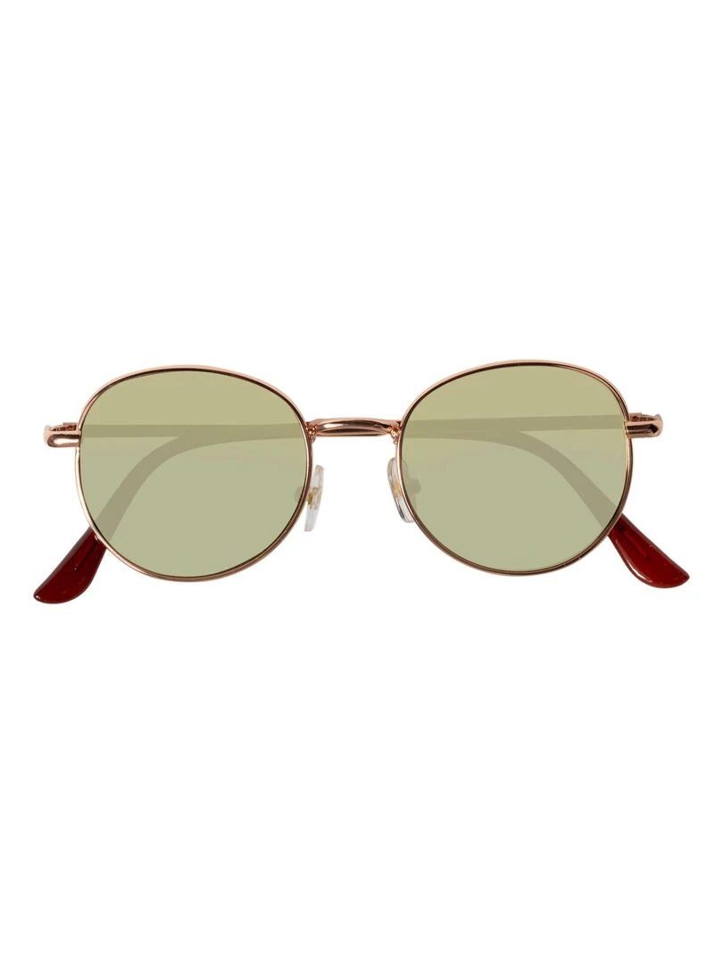 Lunettes de soleil 10 12 ans Rondes Or rose Or rose