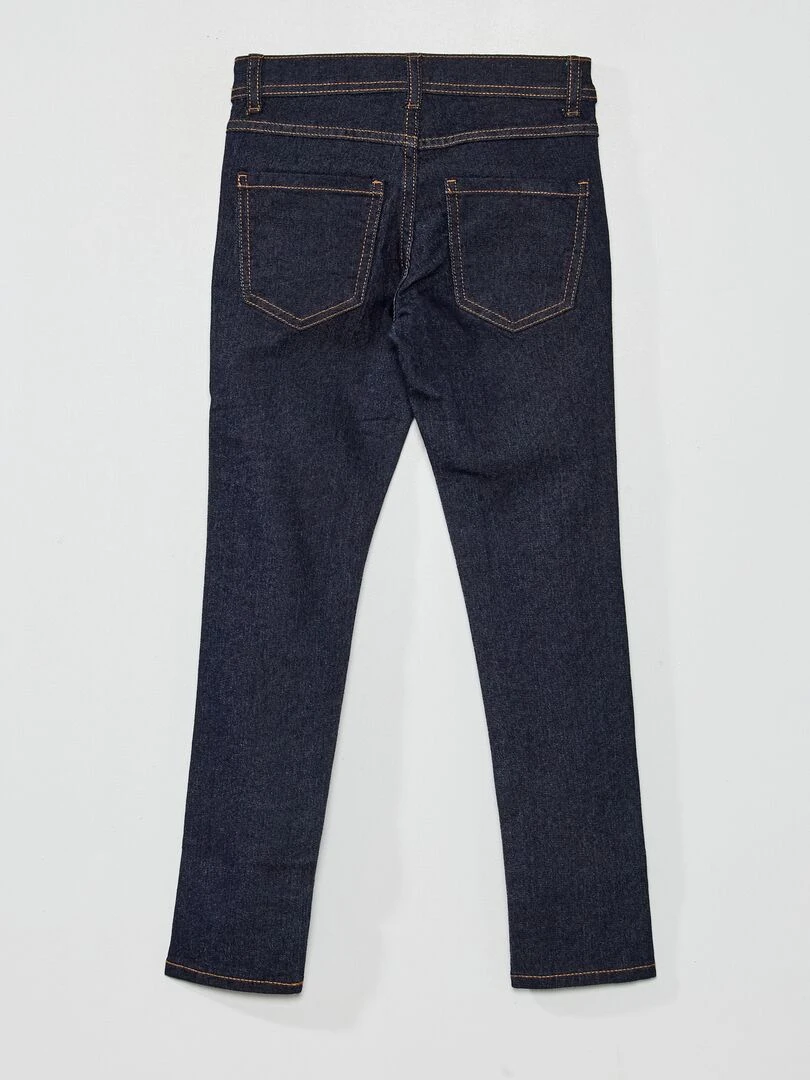 Jean skinny avec taille ajustable   bleu foncé