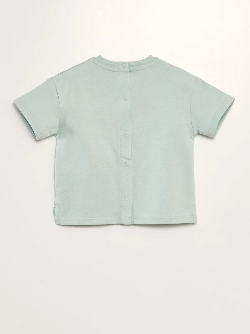 T shirt en coton pressionné au dos Tough Cotton™ Mixte bleu