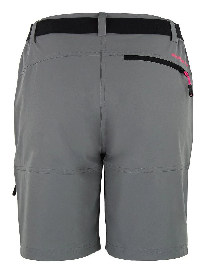 Short de randonnée femme AJASI PEAK MOUNTAIN Gris