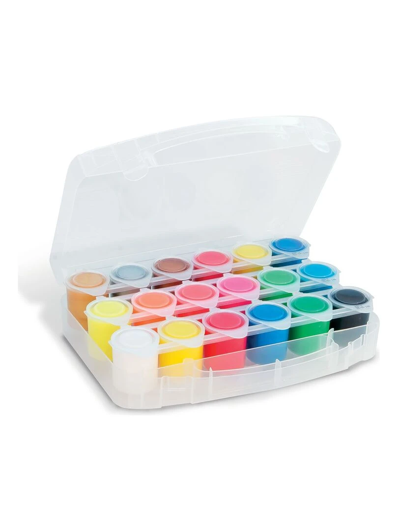Mallette 18 pots de gouache 25 ml N/A