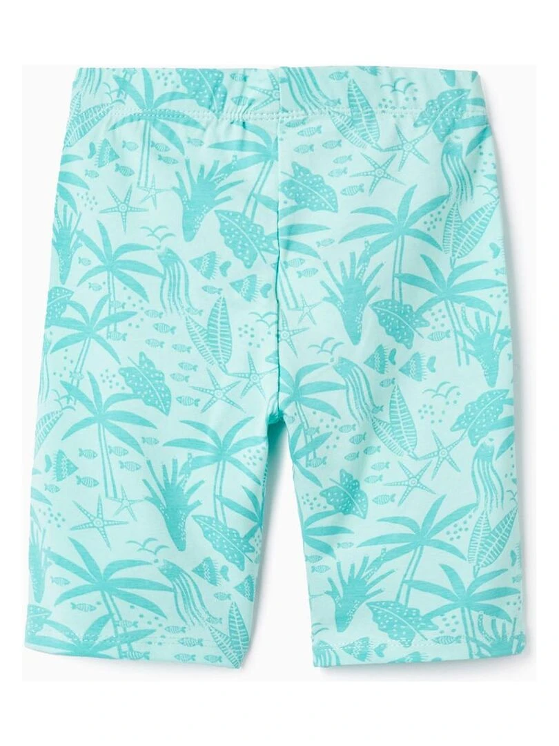 2 Shorts Moulants en Coton pour Fille 'Marine' EXPLORING AUSTRALIA Vert clair