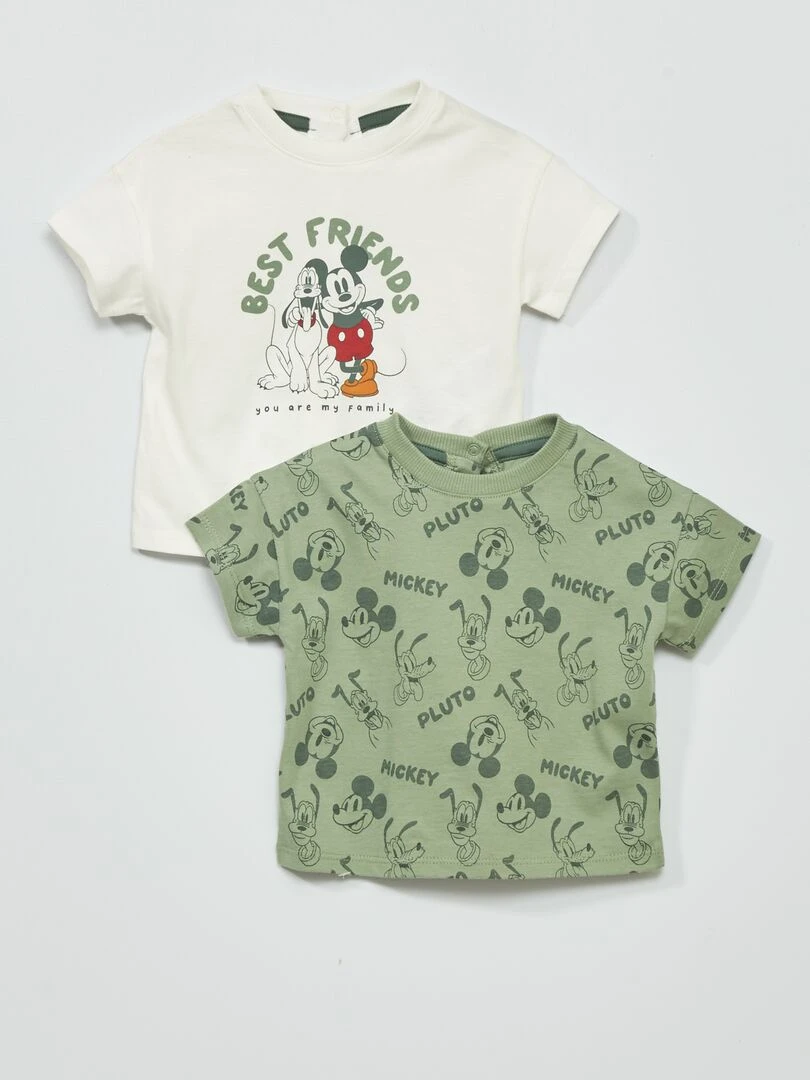 T shirt en maille jersey 'Disney' Vert
