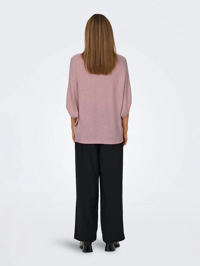 Pull 'JDY' manches chauves souris   Rose