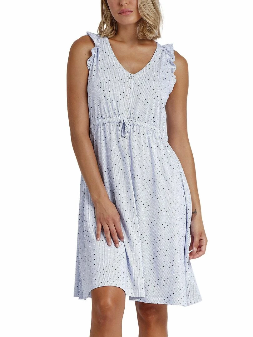 Nuisette Stripes And Dots Bleu