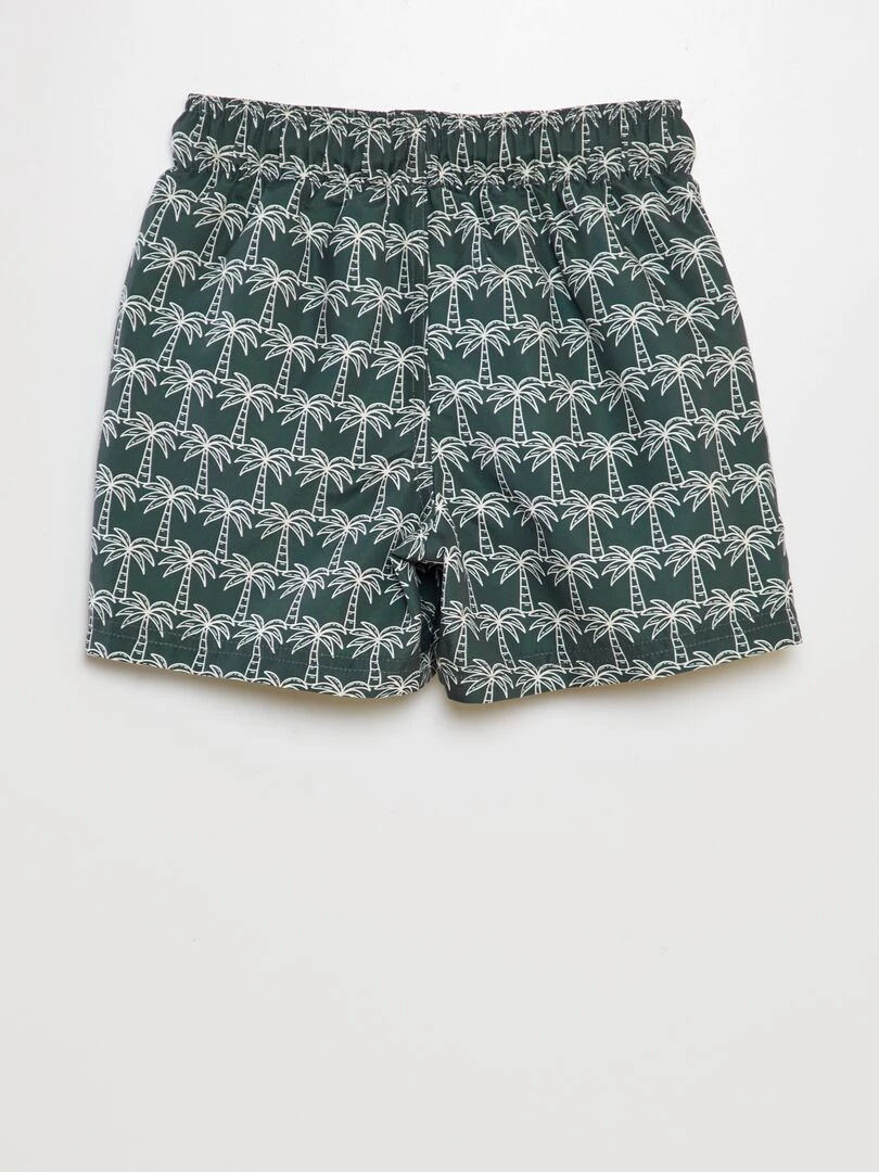 Short de bain imprimé   Kaki
