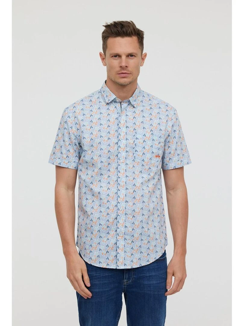 Lee Cooper Chemise manches courtes coton regular DAXE MC Blanc