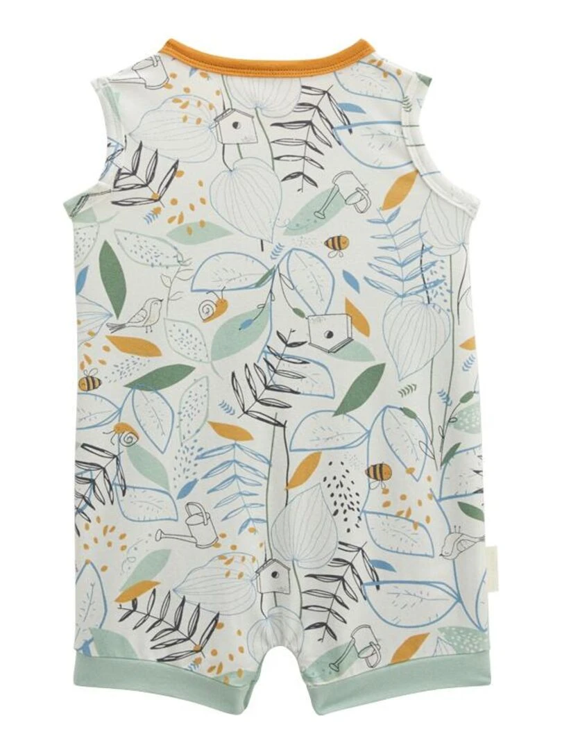 Barboteuse bébé Garden Party   Vert