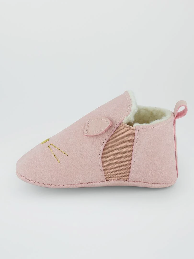 Boots fourrées   Rose