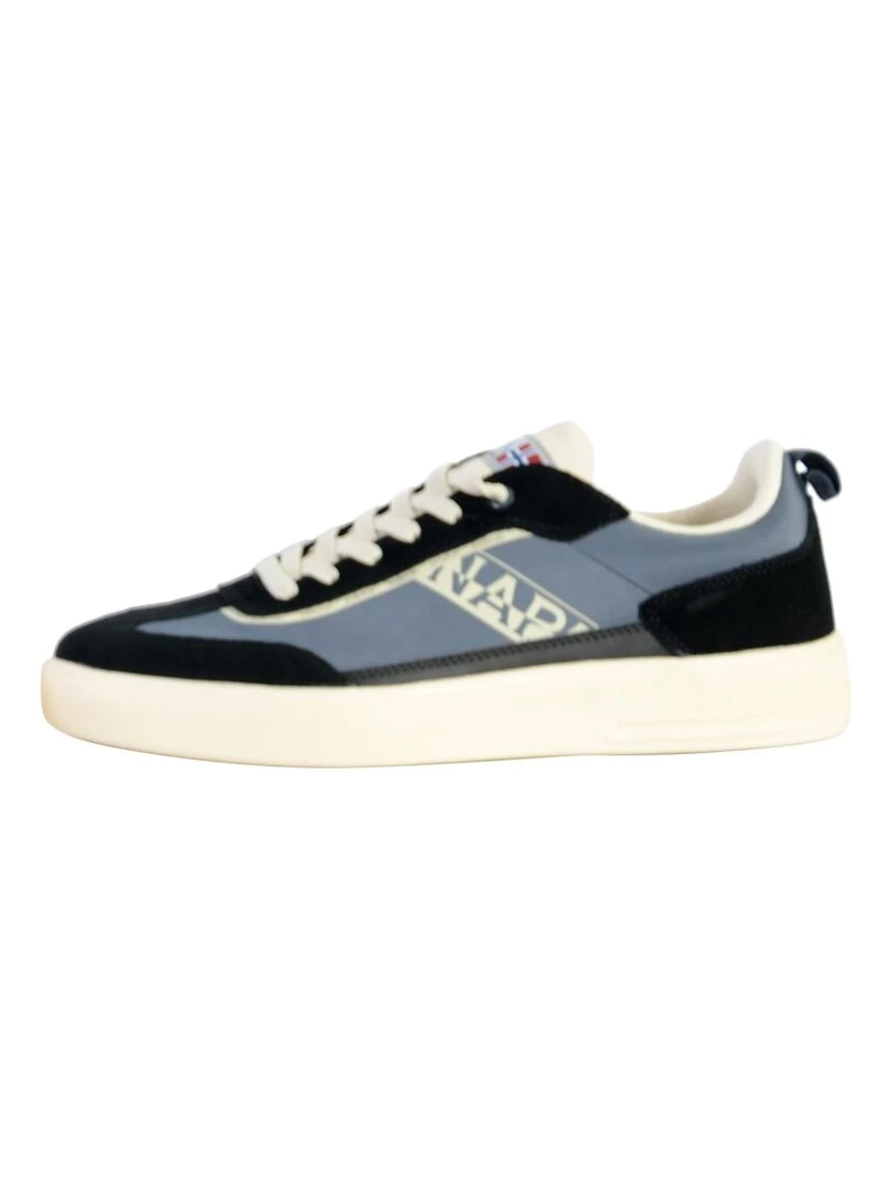 Basket Basse Cuir Napapijri Bark Noir