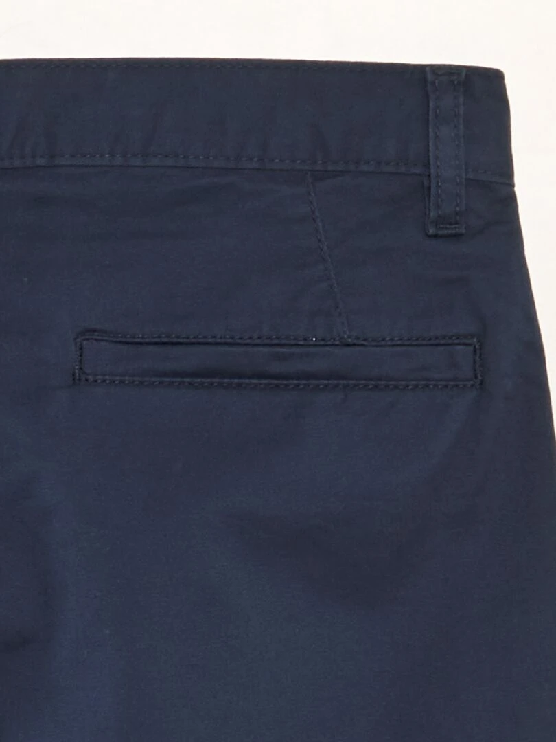 Bermuda chino uni   bleu marine