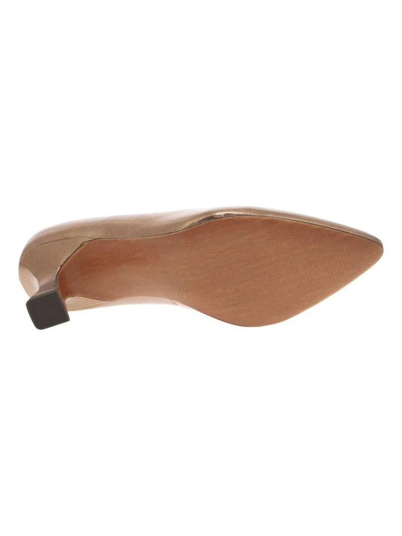 MARCO TOZZI   Escarpins talon décroché moyen   Bronze