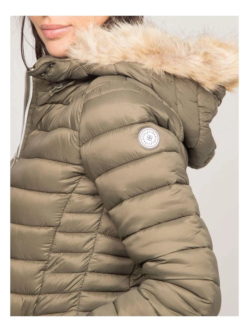 Doudoune légère capuche amovible UBAYE   Kaki