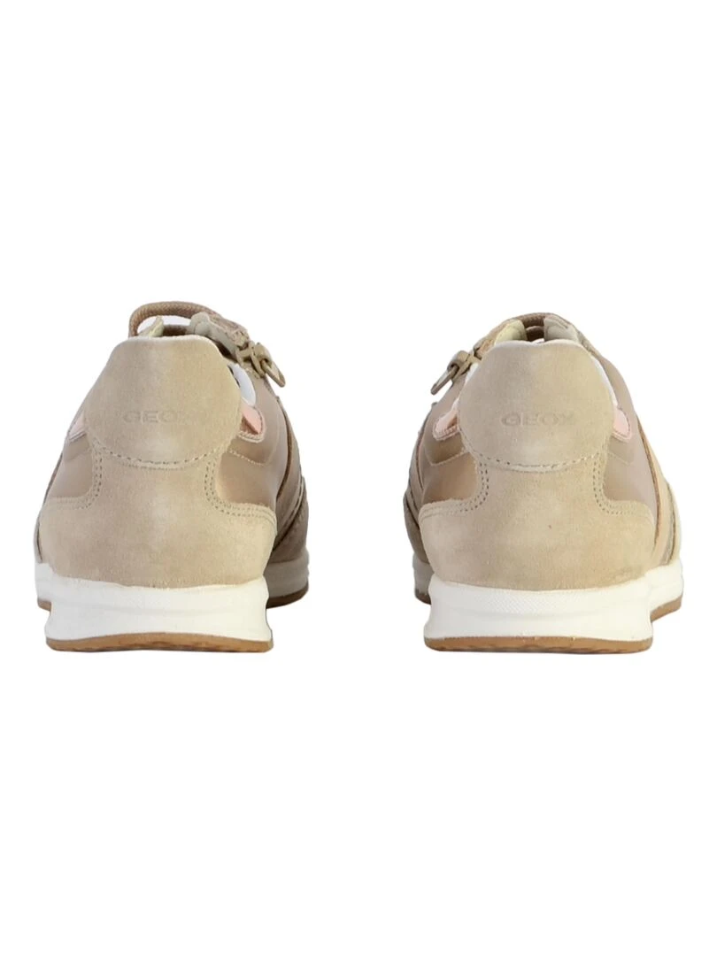 Basket Cuir Geox Avery D25H5A   Beige