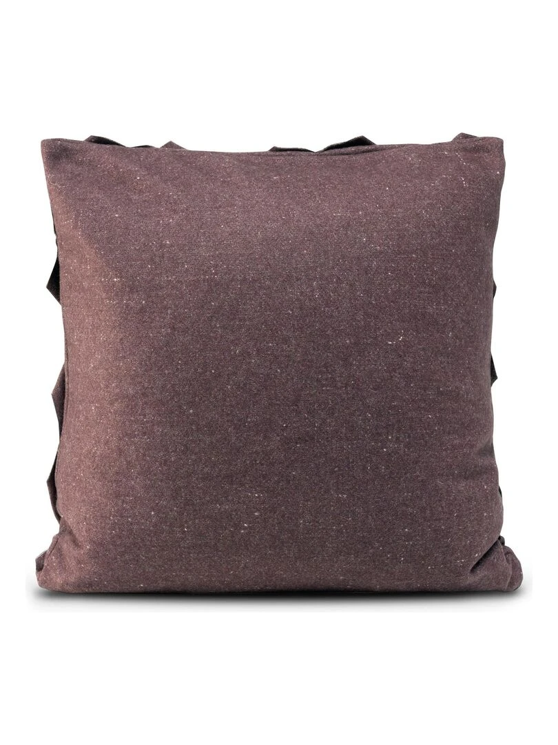 Housse de coussin décoratif Origami felt "Happyfriday" Bordeaux