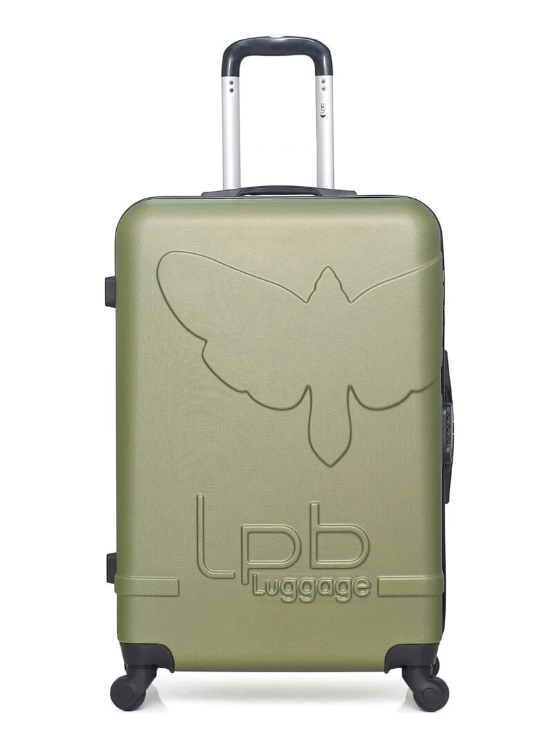 LPB LUGGAGE   SET DE 3 ABS NORINE A 4 ROUES   Vert kaki