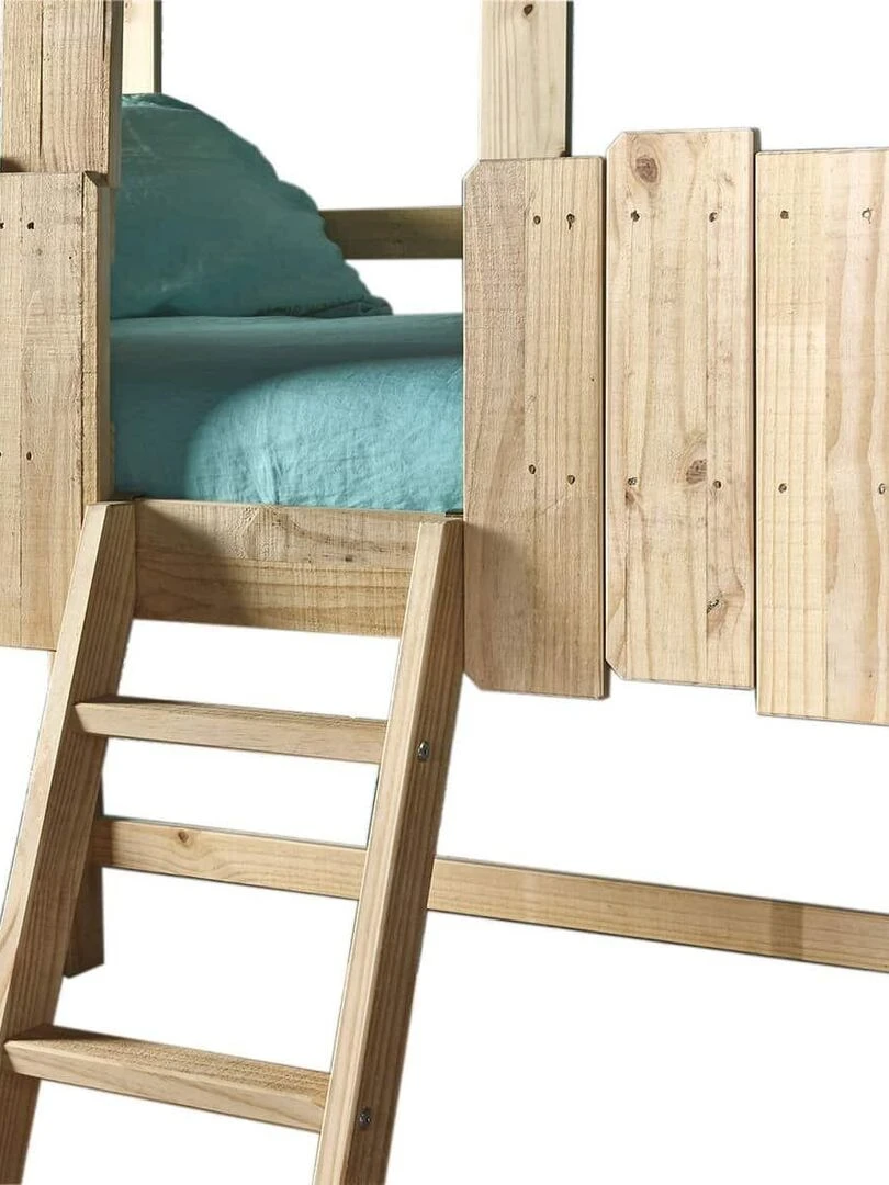 Lit cabane Donnie   AKITEN RETAIL   Marron