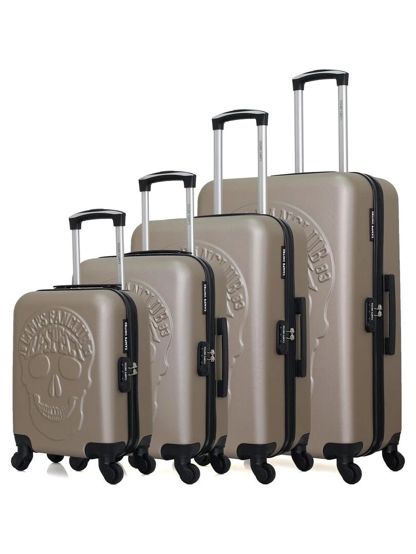 CAMPS UNITED SET DE 4 ABS CORNELL M 75 CM Beige