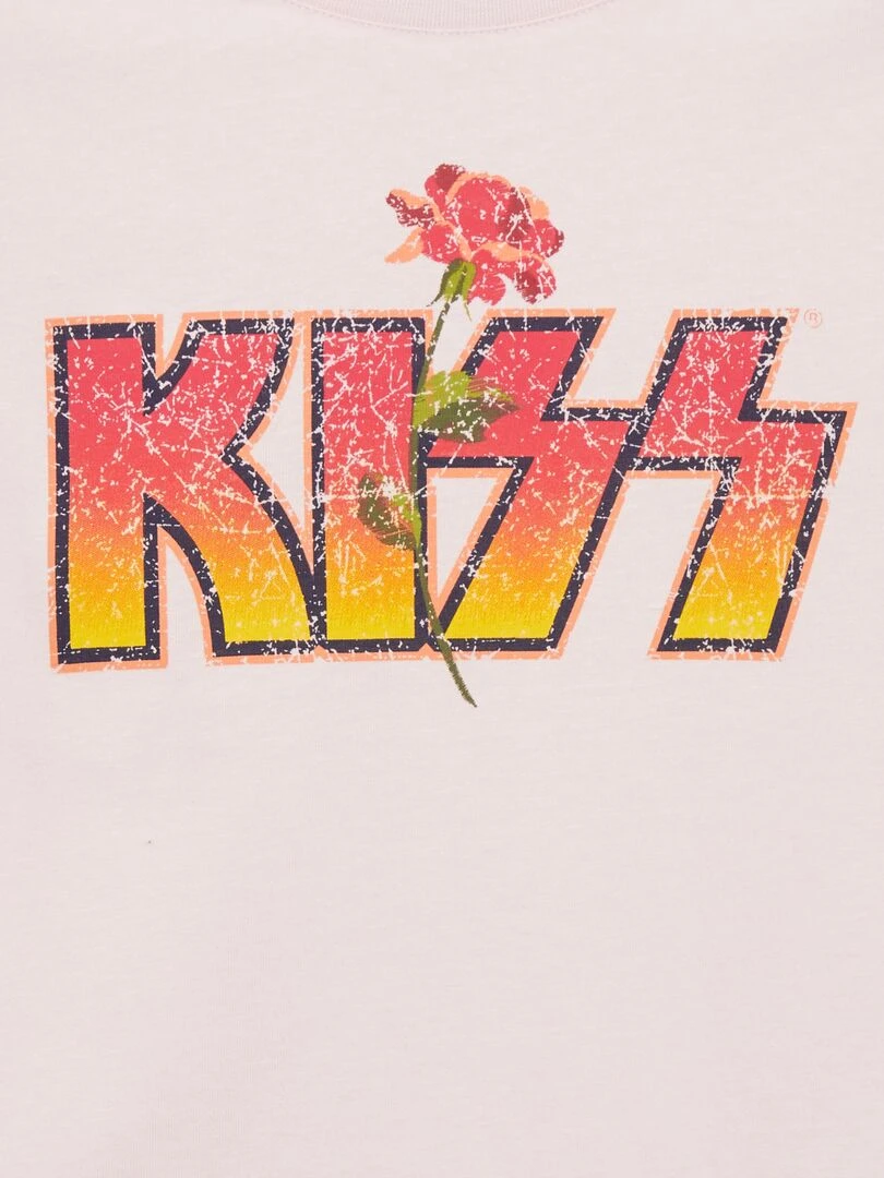 T shirt 'Kiss' Rose