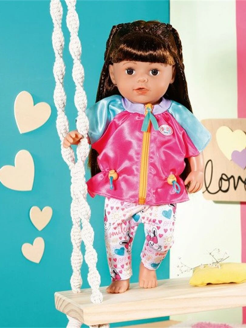 Baby born Tenue de loisirs rose 43cm N/A