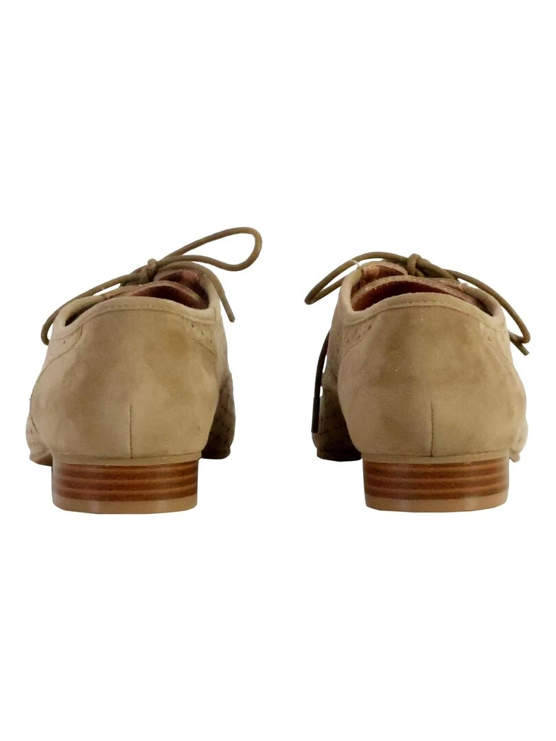 Derbie Basse Cuir Emilie Karston Joahn   Beige