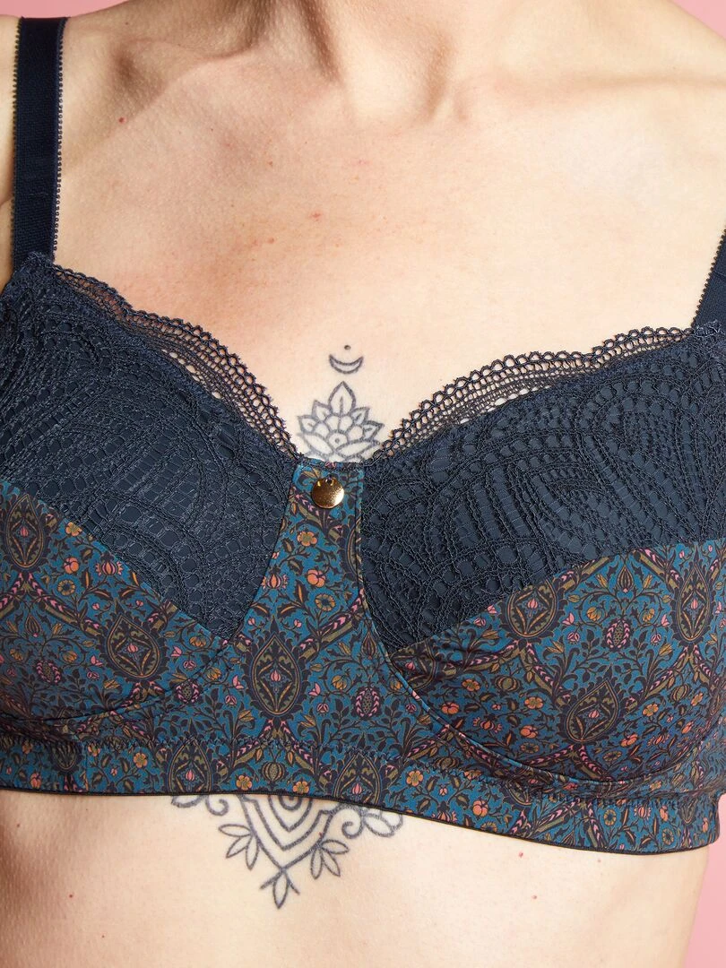 Soutien gorge post opératoire   Bleu