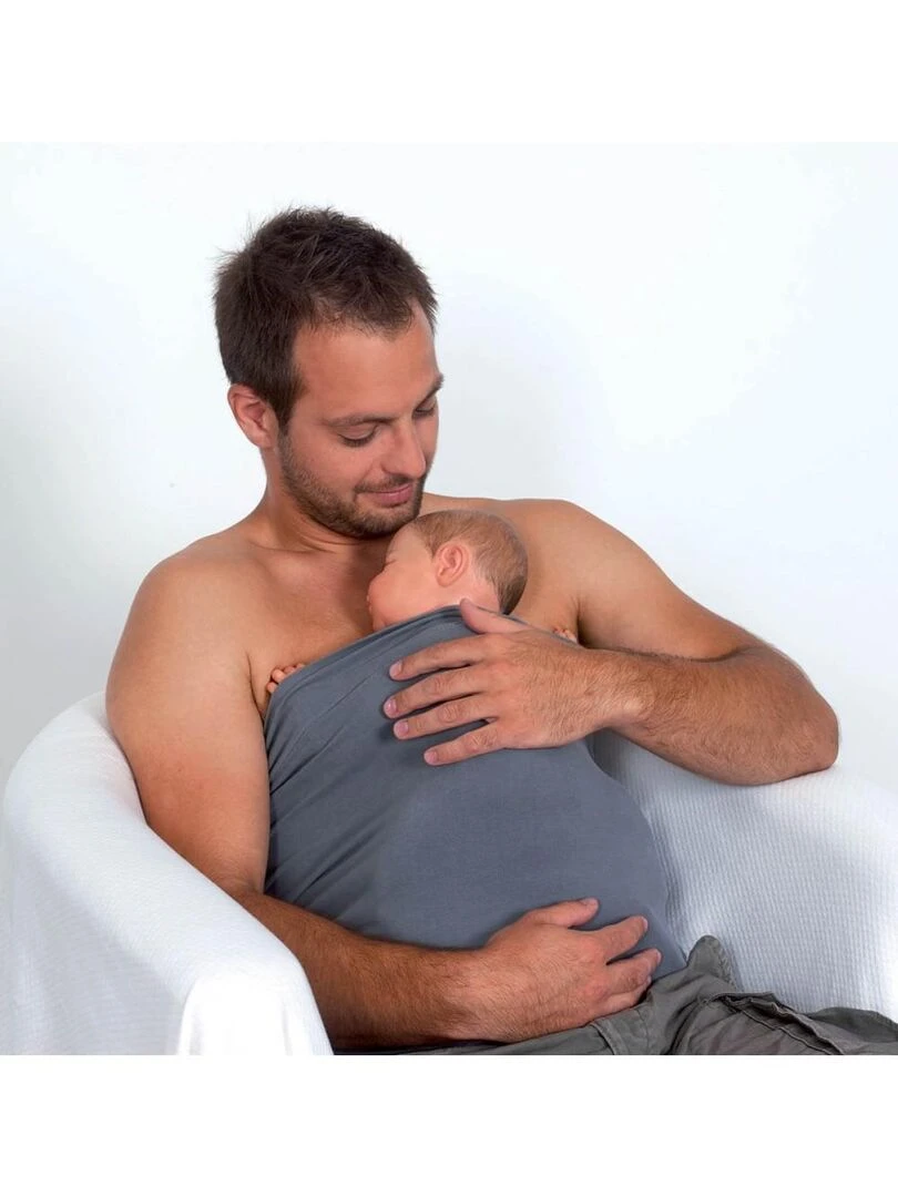 Candide   Bandeau peau à peau tube gris S/M   Gris