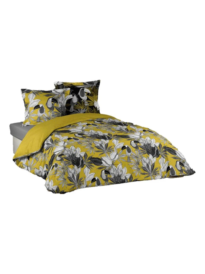 Parure Housse de couette Collection Tatou le Toucan Jaune