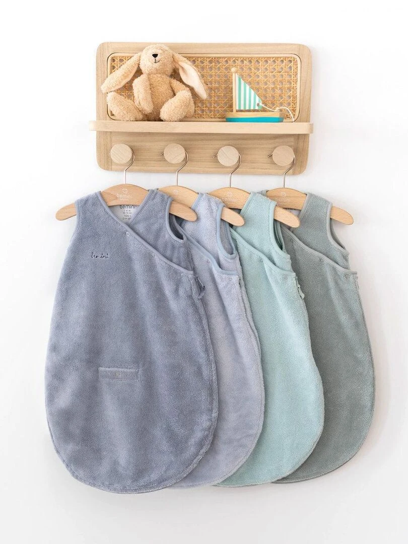 Bemini Gigoteuse sans manches Bamboo Bleu gris