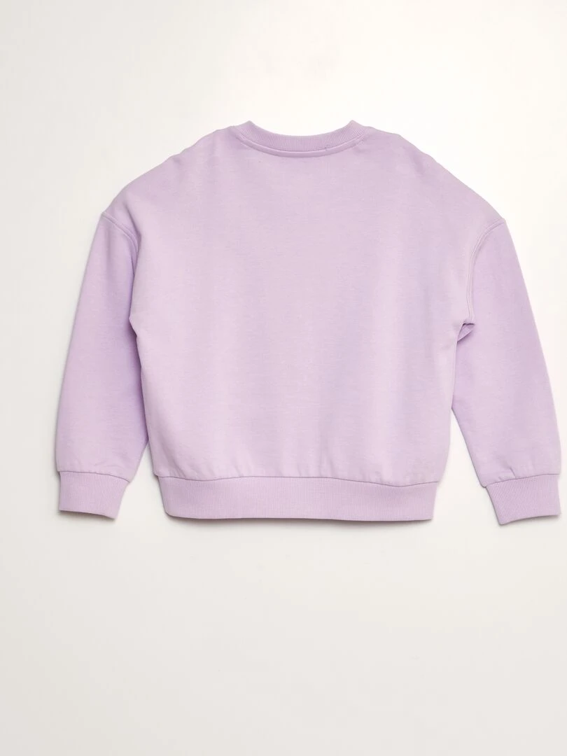 Sweat 'Minnie' en french terry   So Easy   Violet
