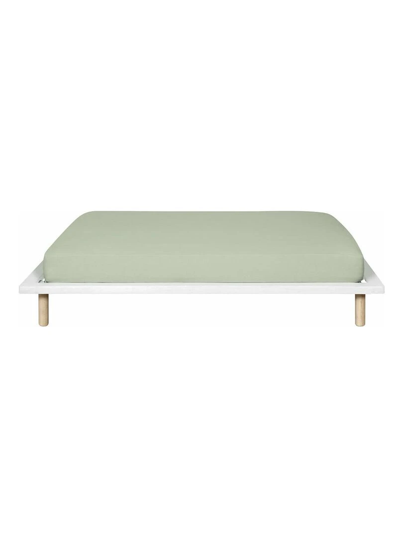 Pack lit avec matelas Maki   AKITEN RETAIL   Blanc Blanc