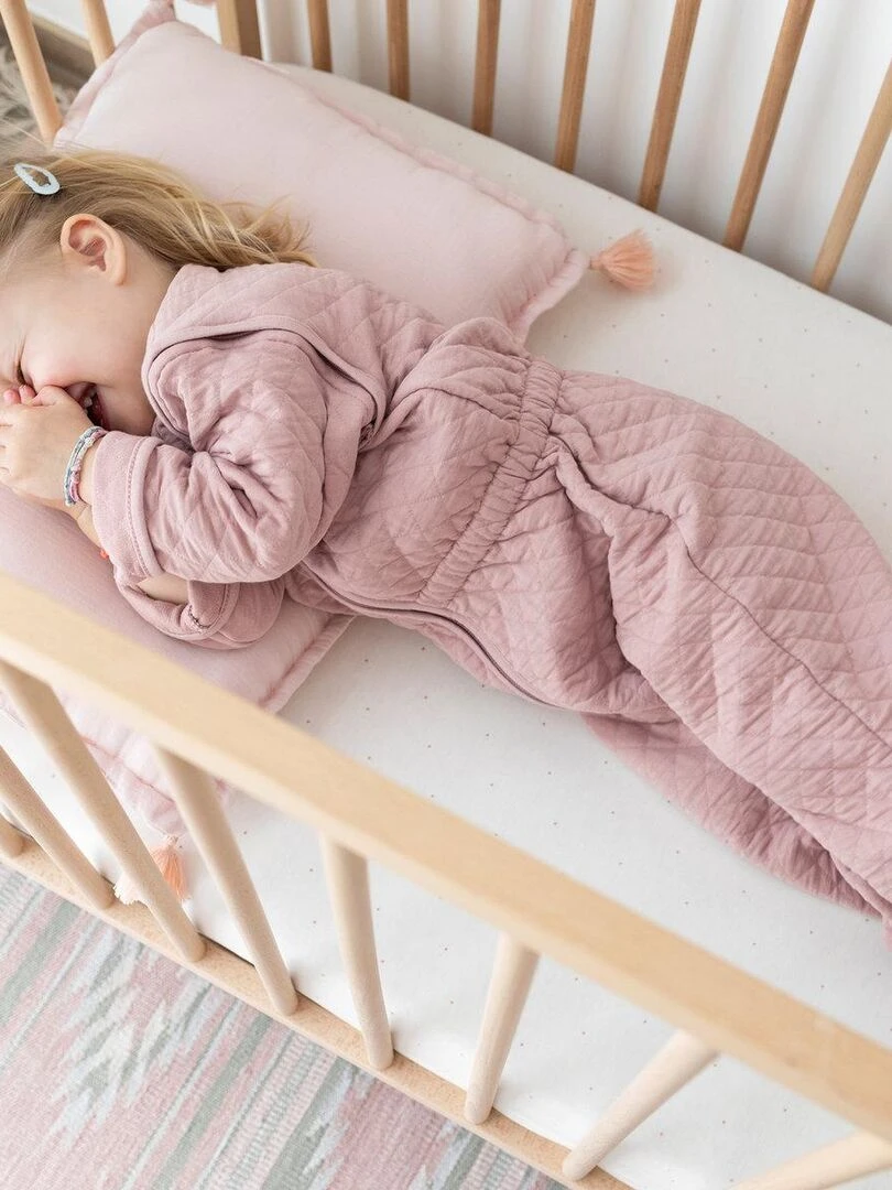 Bemini Gigoteuse  jambes séparables Pady quilted jersey   Mauve