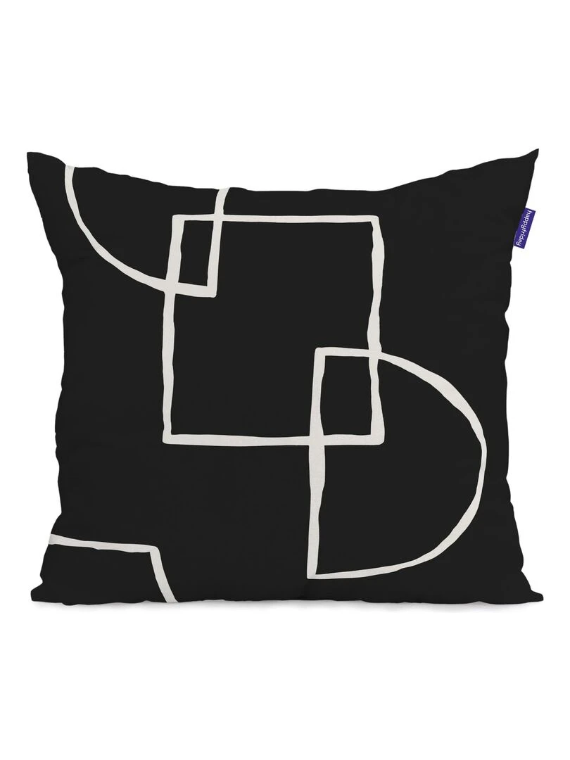 Housse de coussin Serenity "Happyfriday"   Blanc