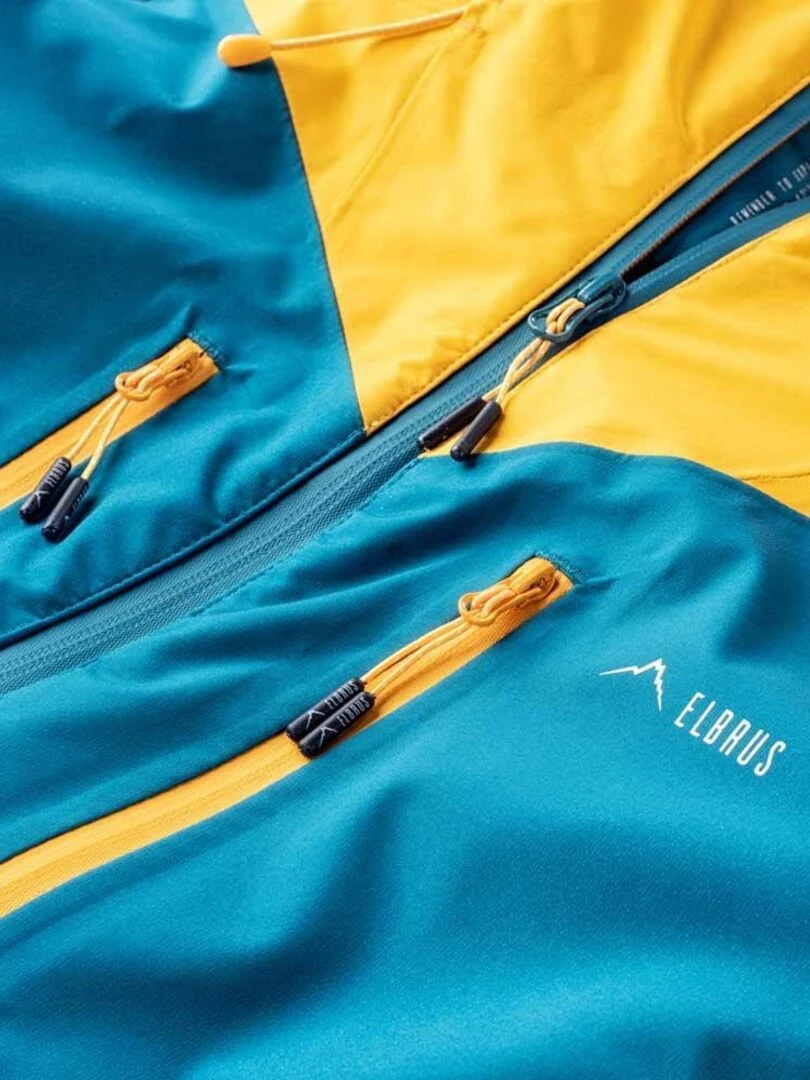 Elbrus   Veste imperméable MALASPINA   Bleu fluo