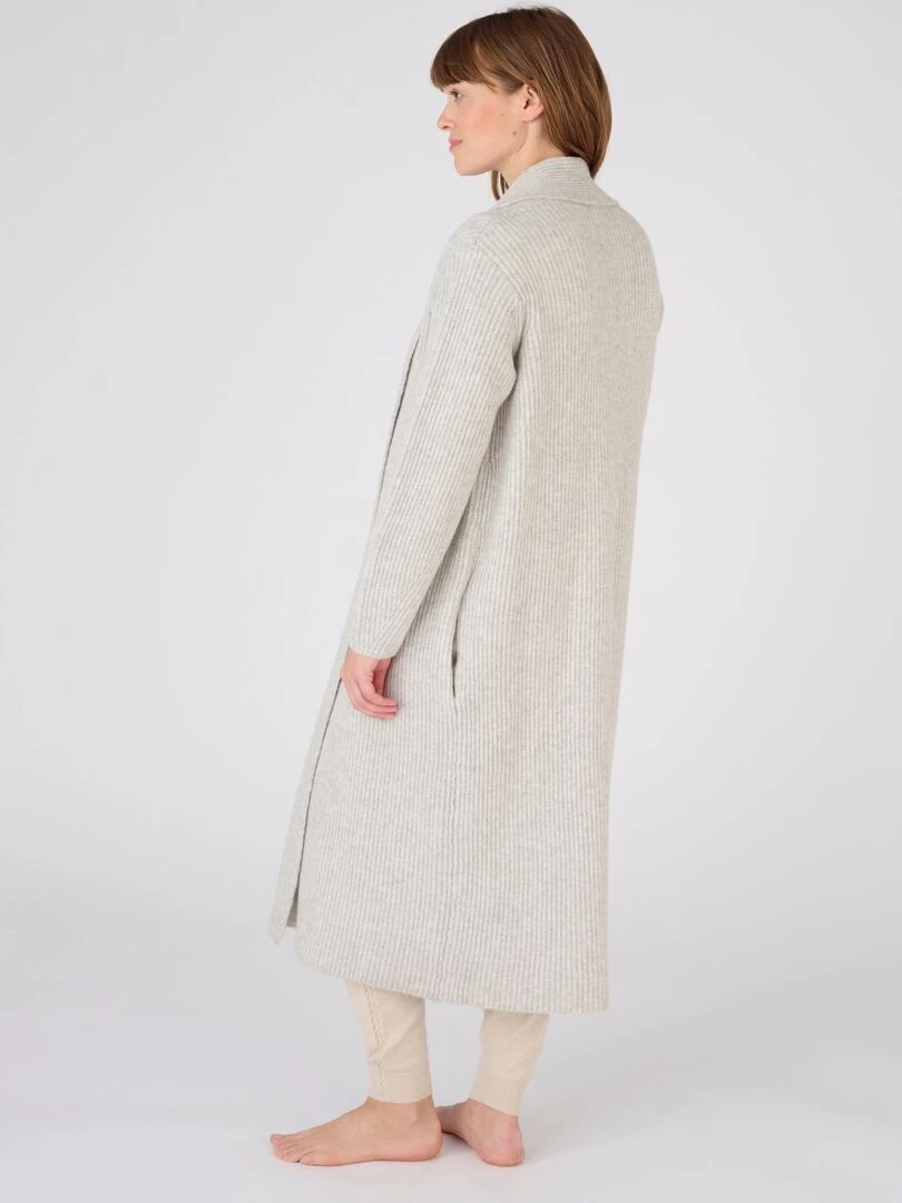 Gilet long Thermolactyl   Happy D. by Damart   Gris chiné