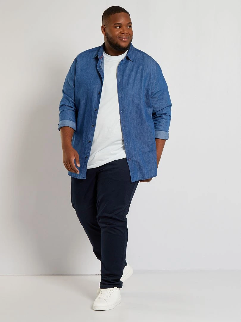 Chino regular L34 bleu marine