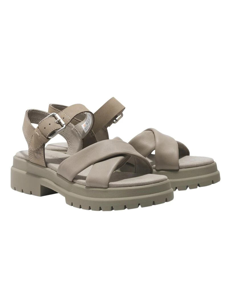 Sandales Cuir Timberland London Vibe   Vert clair